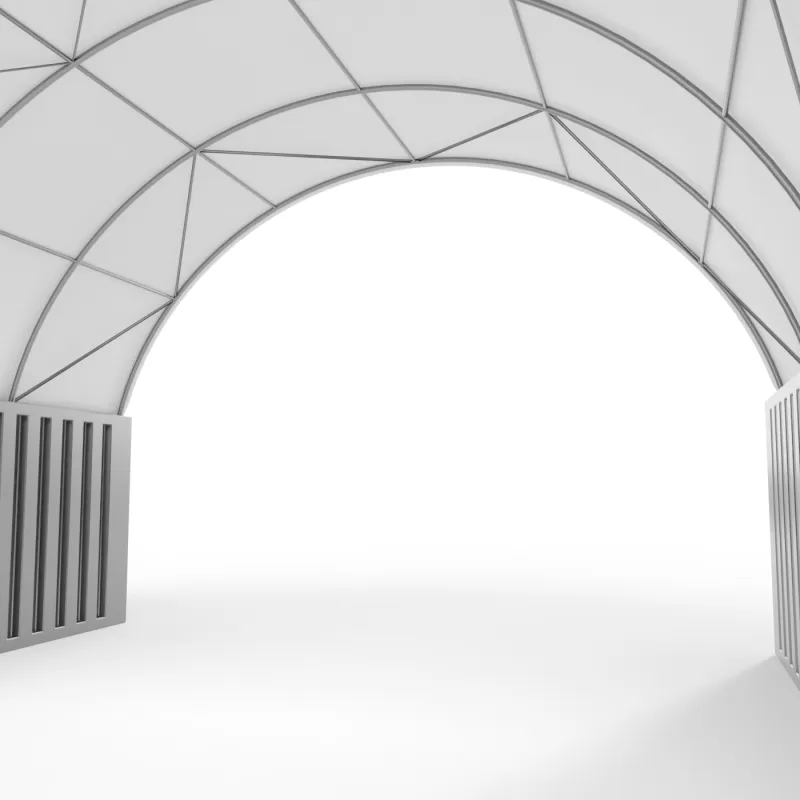 Strecha kontajnera 12x24m PVC 900g/m2