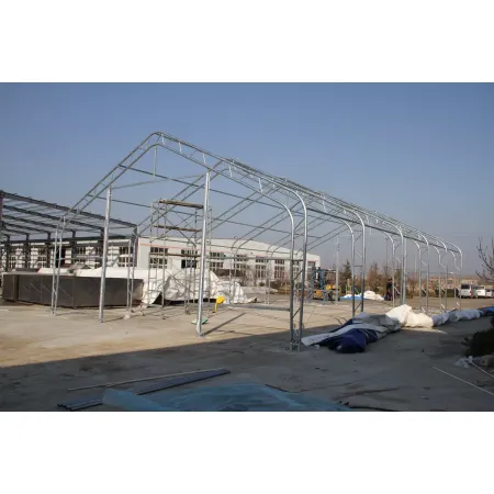 Stanová hala so sedlovou strechou 10x12,2 m PVC 900 g/m²