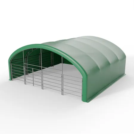 Prístrešok pre zvieratá 10x10 m PVC 750 g/m²