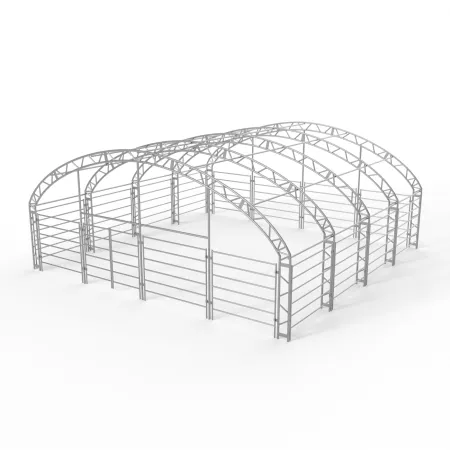 Prístrešok pre zvieratá 10x10 m PVC 900 g/m²