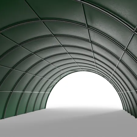 Oblúková plachtová hala 12,2x30m PVC 750g/m²	v zelenej verzii