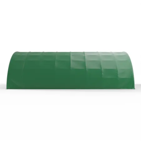 Oblúková plachtová hala 15,25x36,6m PVC 750g/m² v zelenej verzii
