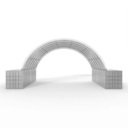Zosilnená strecha kontajnera 12x12m PVC 900g/m2