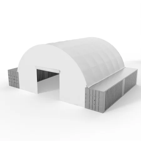 Predná stena pre vystužené zastrešenie kontajnerov 12 m PVC 900 g/m2