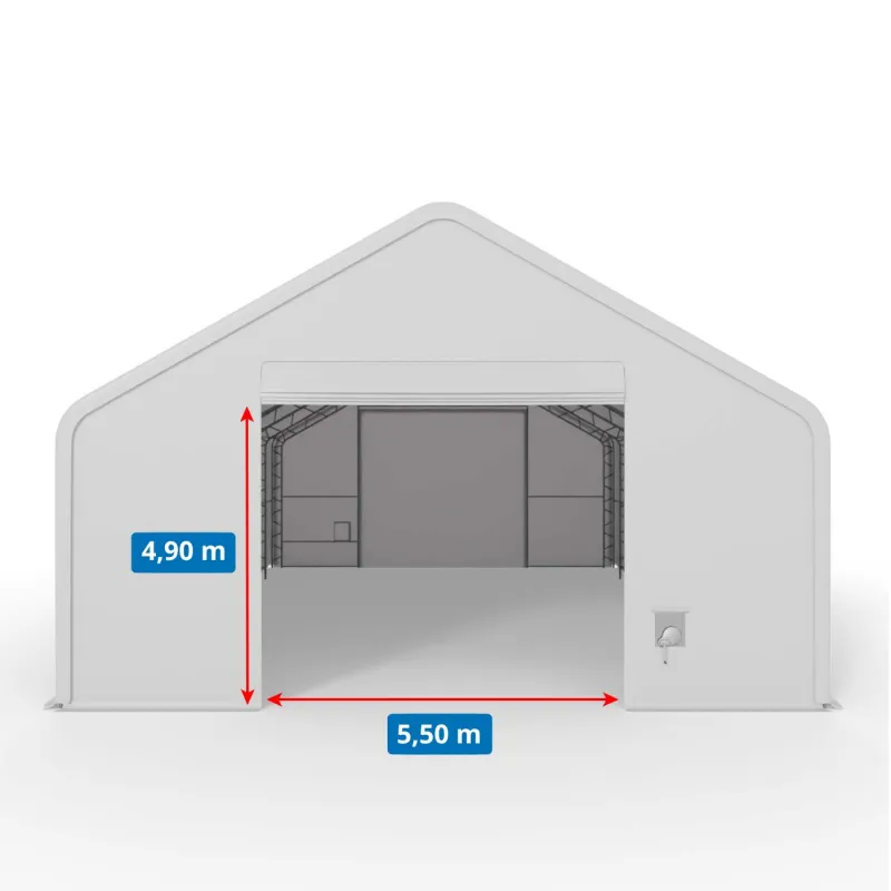 Stanová hala XL so sedlovou strechou 15,25x30,5m PVC 750g/m2