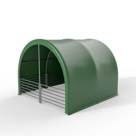 Prístrešok pre zvieratá 4x4 m PVC 900 g/m²