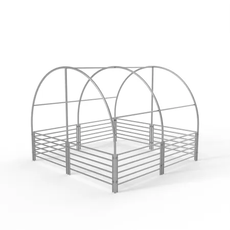 Prístrešok pre zvieratá 4x4 m PVC 900 g/m²