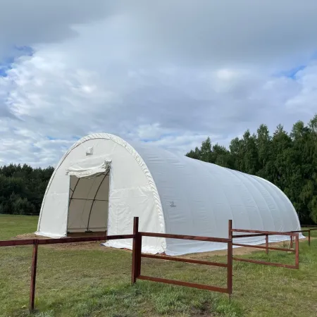 Plachtová hala 12,2x18m PVC 750g/m²