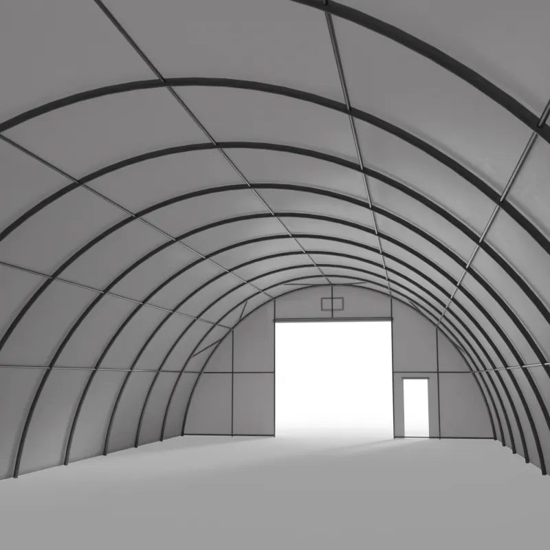 Plachtová hala 12,2x18m PVC 750g/m²