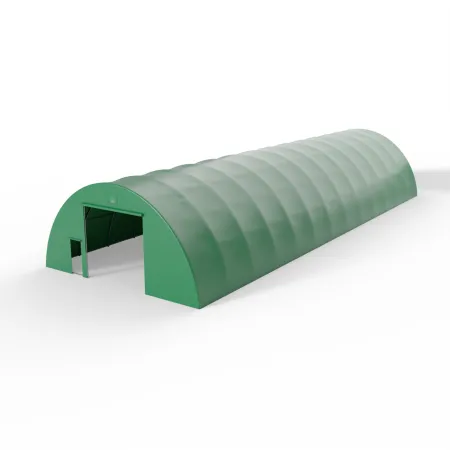 Plachtová hala 12,2x24m PVC 750g/m² v zelenej verzii