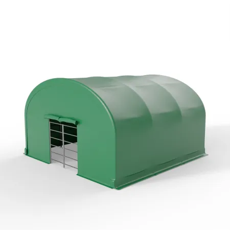 Predná stena pre výbeh pre zvieratá 8x8m PVC 750g/m²