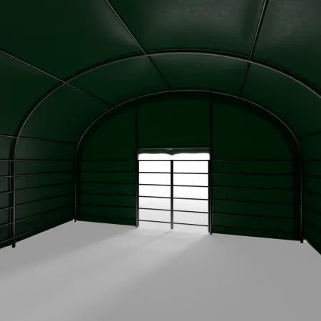 Predná stena pre výbeh pre zvieratá 8x8m PVC 750g/m²