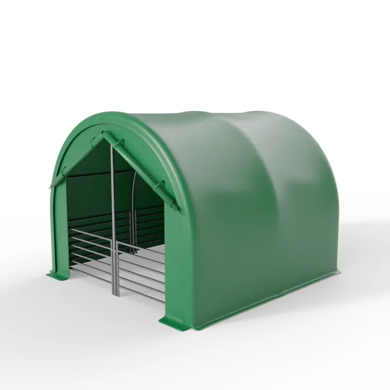 Predná stena pre výbeh pre zvieratá 4x4m PVC 750g/m²