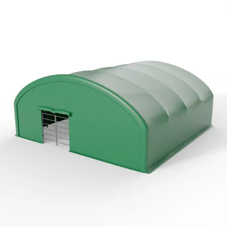 Predná stena pre výbeh pre zvieratá 10x10m PVC 750g/m²