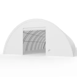 Obojstranná stena pre zosilnenú oblúkovú halu 12 m PVC 900 g/m²