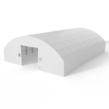 Plachtová hala s vertikálnymi bočnými stenami 21,5x45,75 m PVC 750 g/m²