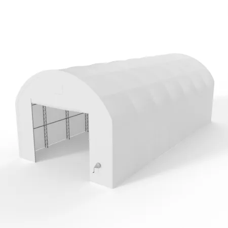 Plachtová hala s vertikálnymi bočnými stenami 6,1x9,15 m PVC 900 g/m²