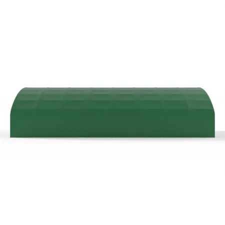 Plachtová hala s vertikálnymi bočnými stenami 15,25x24,4 m PVC 750 g/m² v zelenom vyhotovení