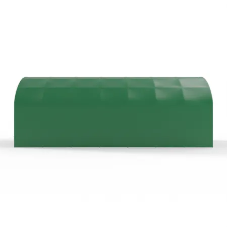 Plachtová hala s vertikálnymi bočnými stenami 6,1x12,81 m PVC 750 g/m² v zelenom vyhotovení