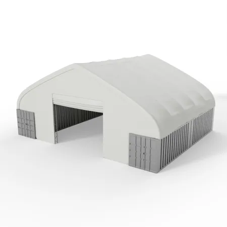 Kontajnerové prestrešenie XL 15,25x12 m so stenami PVC 750 g/m²