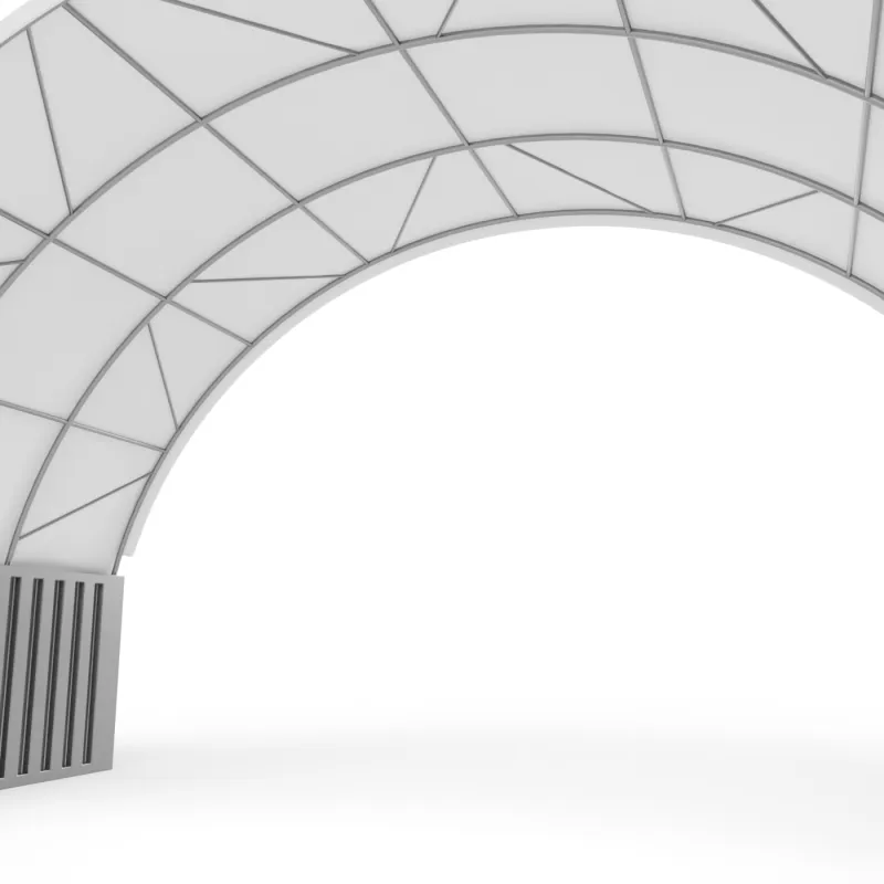 Kontajnerové prestrešenie 10x6 m PVC 900 g/m²