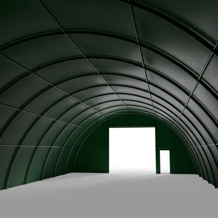 Plachtová hala 9,15x10 m PVC 900 g/m² v zelenom vyhotovení