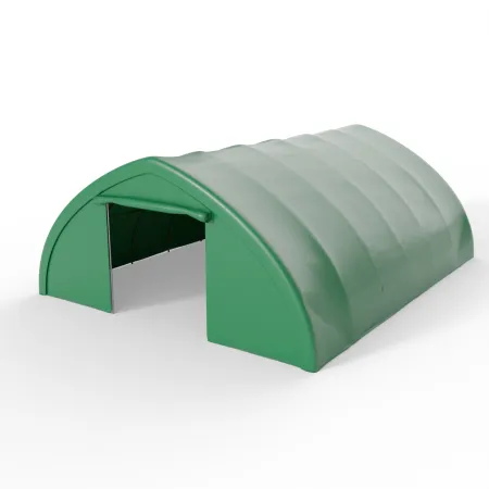 Plachtová hala 9,76x10 m PVC 750 g/m² v zelenom vyhotovení