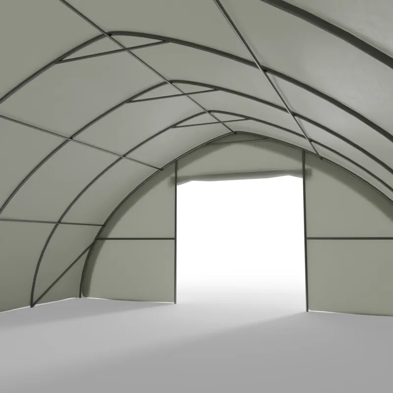 Plachtová hala 9,76x10 m PVC 750 g/m²