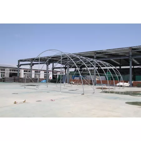 Zakrivená stanová hala 9,15x12m PVC 900g/m2