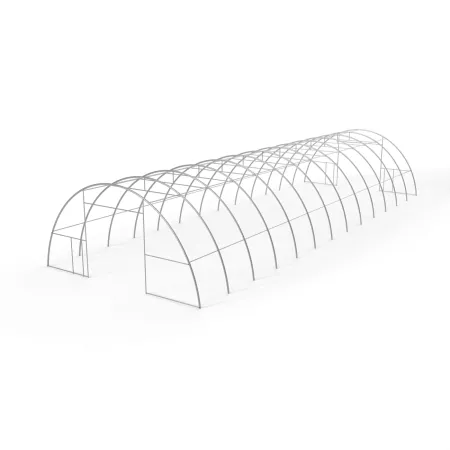 Zakrivená stanová hala 9,15x18m PVC 750g/m2