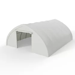 Zakrivená stanová hala 9,76x12m PVC 750g/m2