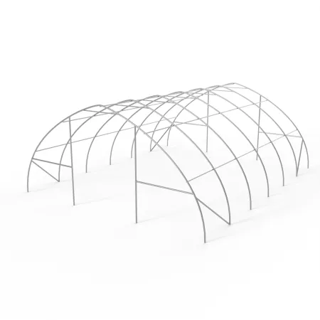 Zakrivená stanová hala 9,76x12m PVC 750g/m2