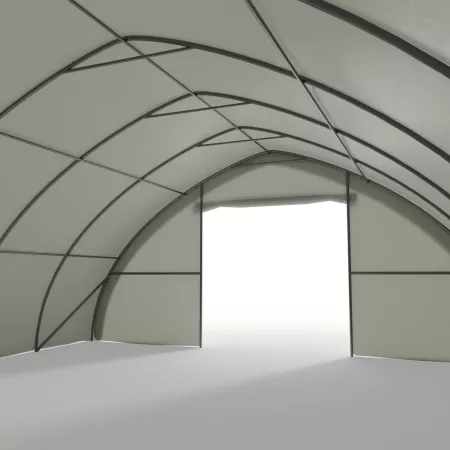 Zakrivená stanová hala 9,76x12m PVC 750g/m2