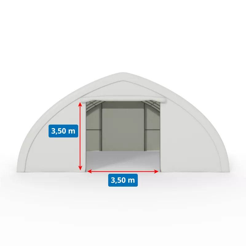 Zakrivená stanová hala 9,76x12m PVC 750g/m2