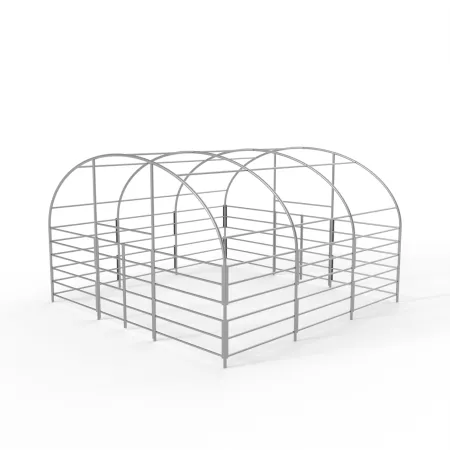 Prístrešok pre zvieratá 6x6 m PVC 750 g/m²