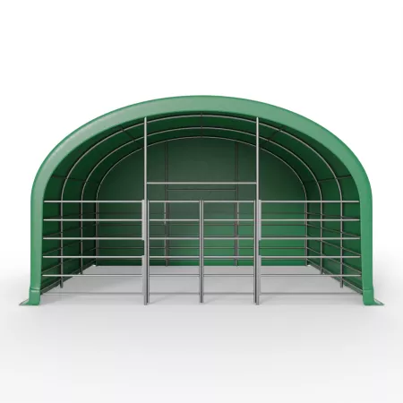 Prístrešok pre zvieratá 6x6 m PVC 750 g/m²