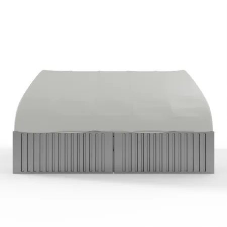 Kontajnerové prestrešenie 15,25x24 m so stenami PVC 750 g/m²